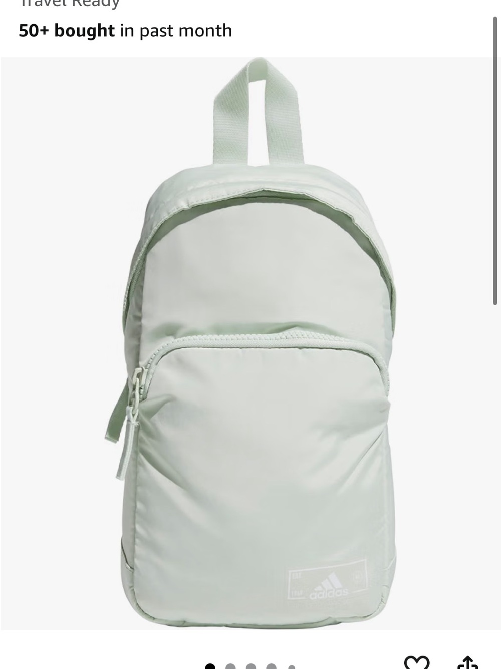 adidas Mint Green Women's Mini Backpack